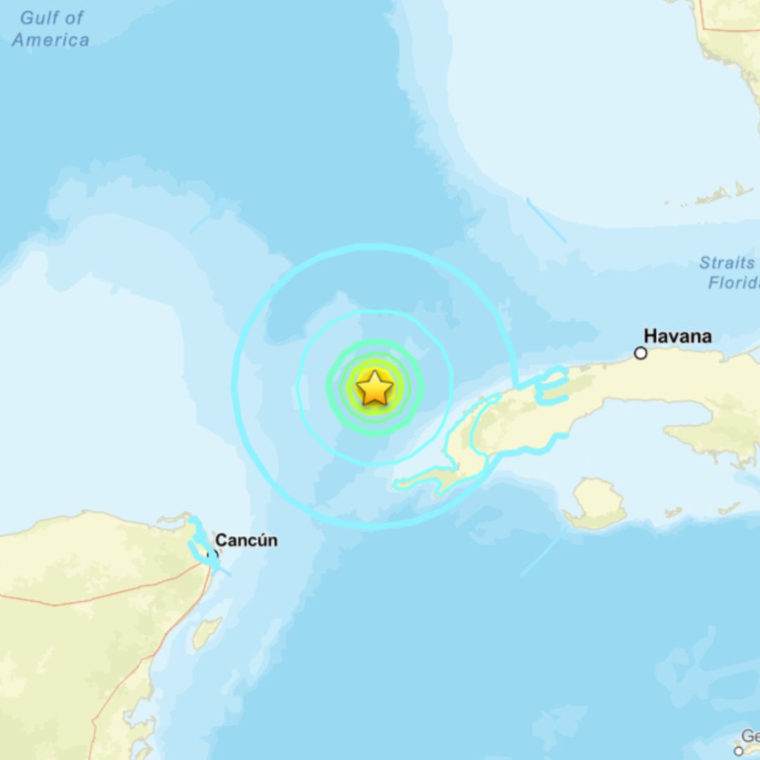 Terremoto de Magnitud 6.1 se Registra Cerca de Mantua, Cuba